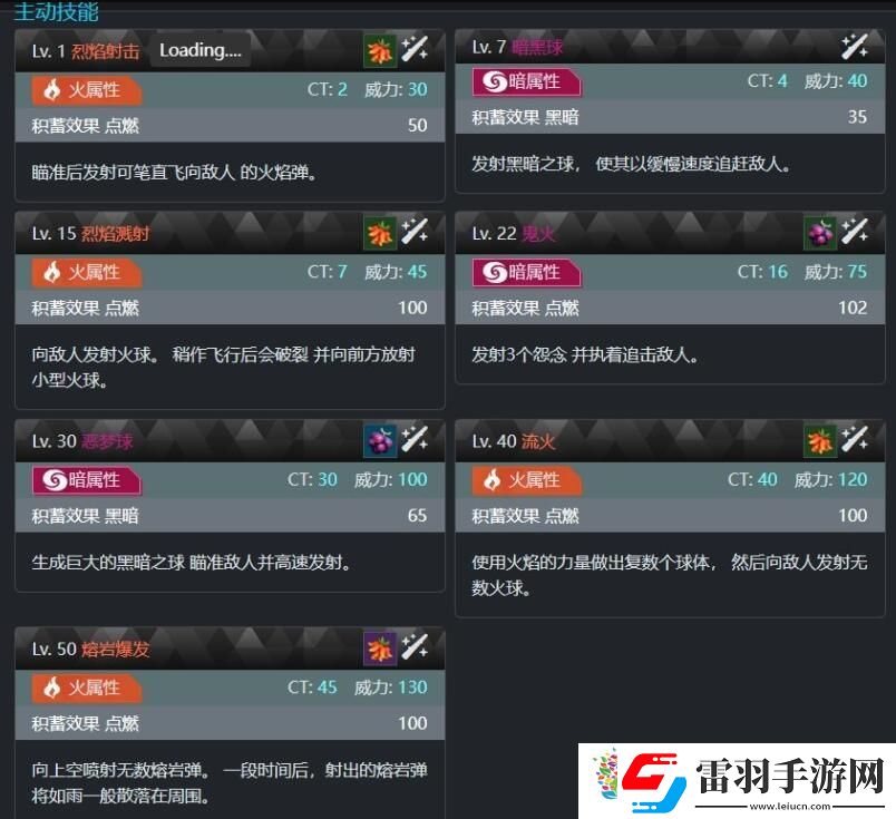 恐炬靈種族值介紹