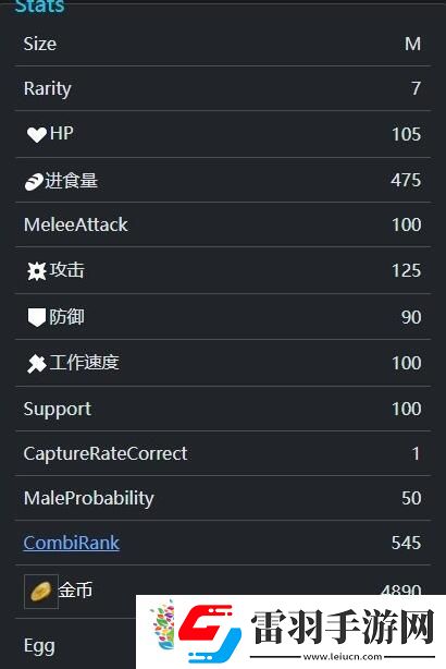 恐炬靈種族值介紹