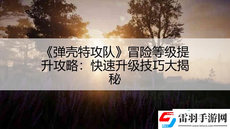 彈殼特攻隊(duì)冒險(xiǎn)等級(jí)提升攻略