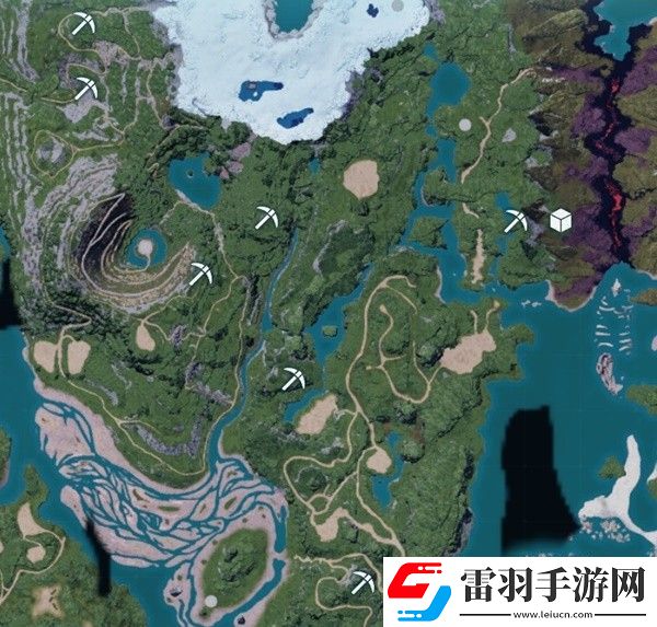 幻獸帕魯全地圖礦點及建家地點建議