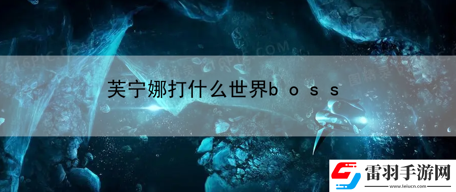 芙寧娜打什么世界boss