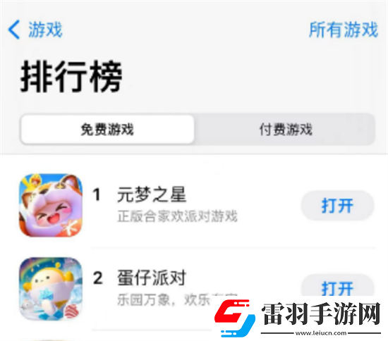 網(wǎng)易慌了元夢之星雙榜超過了蛋仔