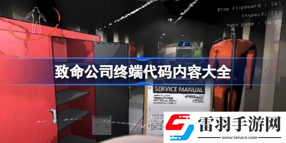致命公司終端代碼內(nèi)容大全