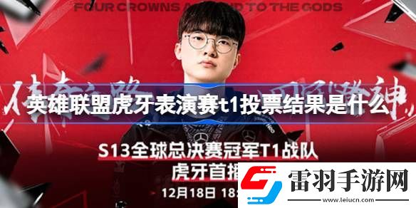 英雄聯(lián)盟虎牙表演賽t1投票結(jié)果是什么