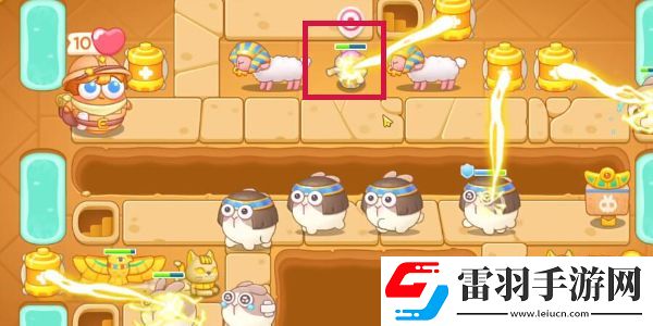 保衛(wèi)蘿卜4法老歸來第9關金蘿卜技巧