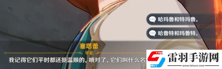 原神兩只貓叫什么名字答案怎么選