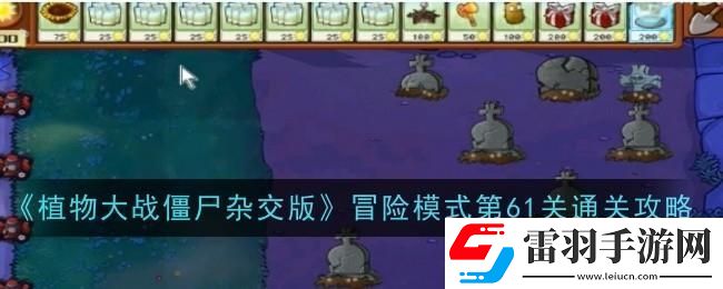 植物大戰(zhàn)僵尸雜交版冒險(xiǎn)第六十一關(guān)怎么過
