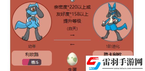 路卡利歐怎么進(jìn)化