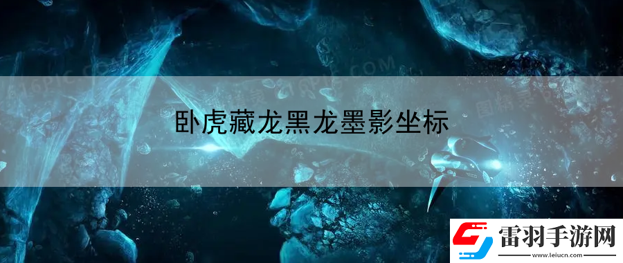 臥虎藏龍黑龍墨影坐標
