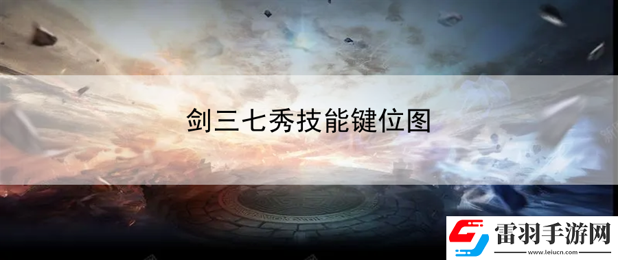 劍三七秀技能鍵位圖