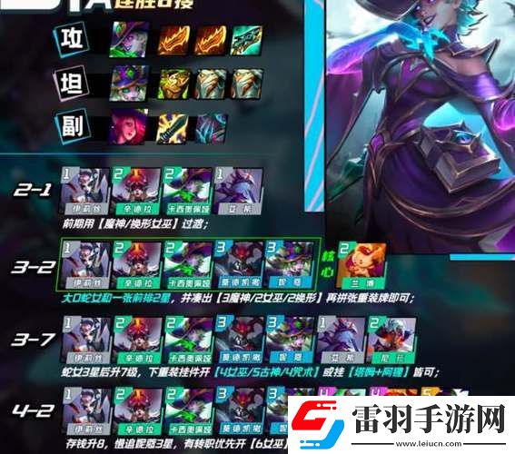 云頂之弈s12蛇女陣容