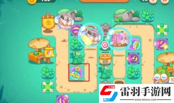 保衛(wèi)蘿卜4臥兔藏龍第7關攻略
