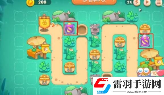 保衛(wèi)蘿卜4臥兔藏龍第7關攻略