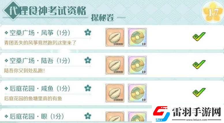 食物語**虎園隱藏成就攻略