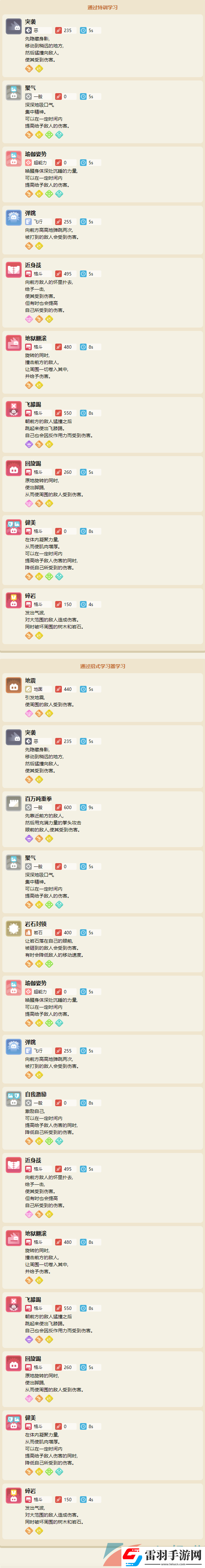 寶可夢(mèng)大探險(xiǎn)飛腿郎屬性技能怎么樣