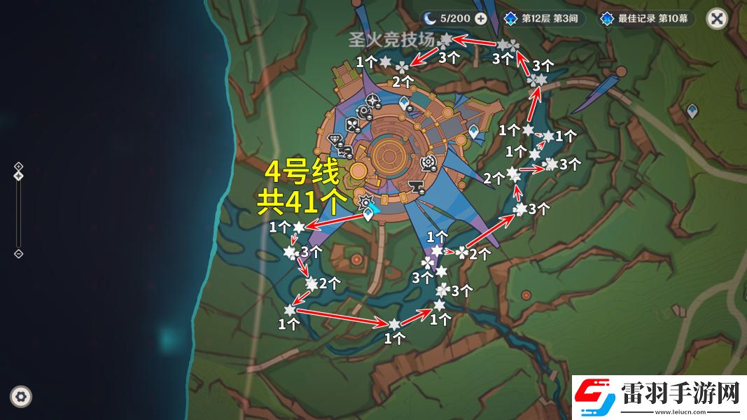原神灼灼彩菊位置在哪里原神灼灼彩菊采集點(diǎn)采集路線詳解