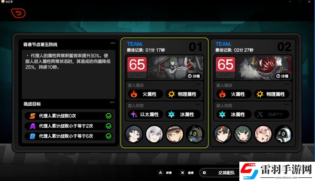 絕區(qū)零奇襲節(jié)點5快速通關(guān)技巧