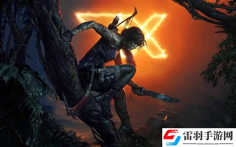 古墓麗影中面對有風(fēng)的古墓