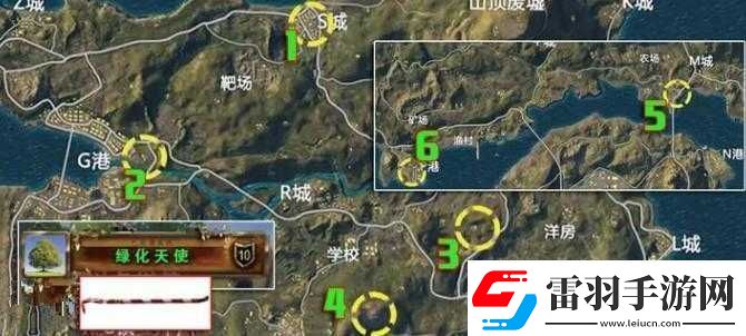 刺激戰(zhàn)場(chǎng)圣誕樹(shù)澆水位置介紹