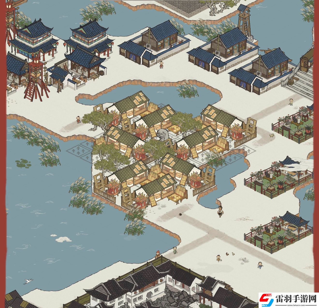 江南百景圖分水貍布局攻略