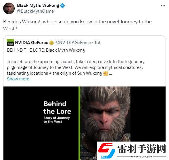黑神話官方發(fā)推詢問老外玩家