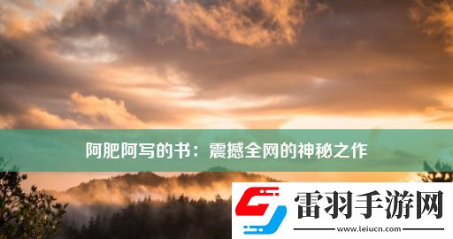 阿肥阿寫的書