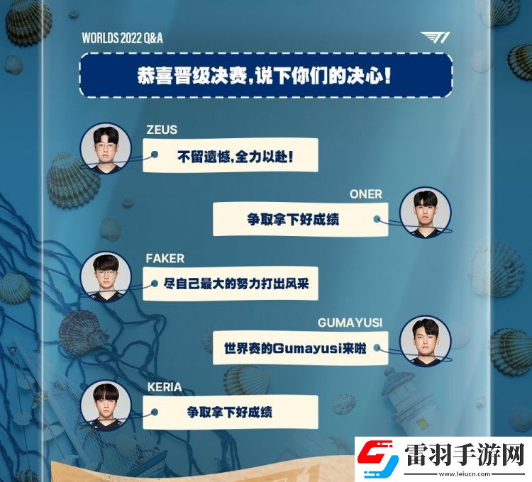 T1官博發(fā)布晉級(jí)決賽Q&A