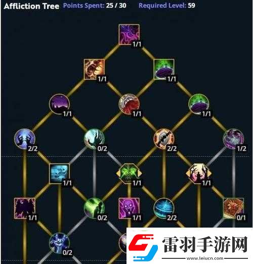 魔獸世界懷舊服TBC痛苦術(shù)天賦點法詳細(xì)推薦及加點攻略