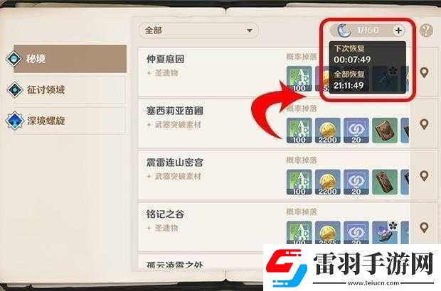 原神濃縮樹脂詳解