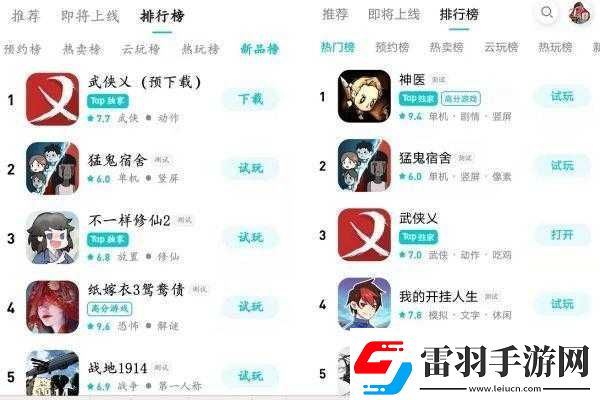 武俠乂手游iOS上線首日登頂免費榜
