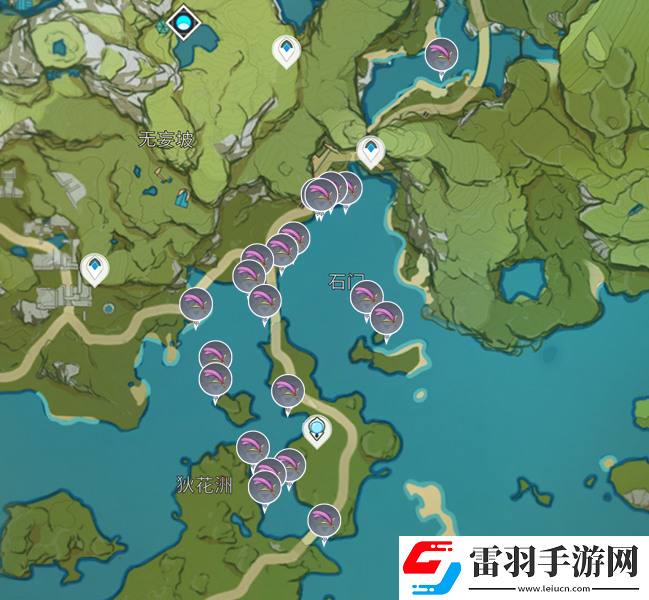 原神馬尾分布圖