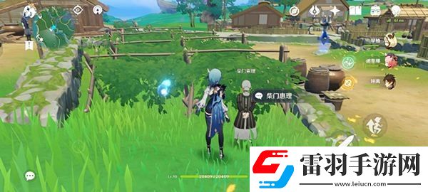 原神白狐之野鐵門怎么打開