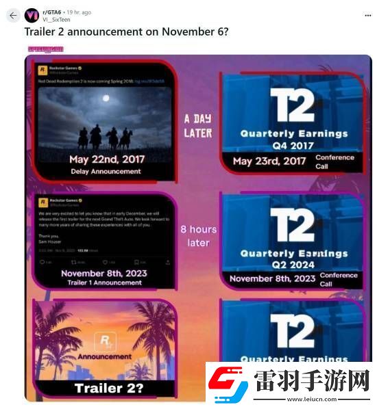 GTA6新預(yù)告什么時(shí)候來