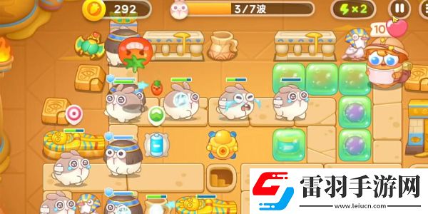 保衛(wèi)蘿卜4法老歸來第51關(guān)攻略