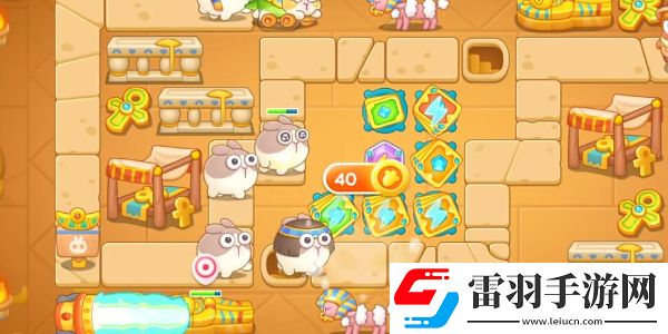 保衛(wèi)蘿卜4法老歸來(lái)第40關(guān)攻略