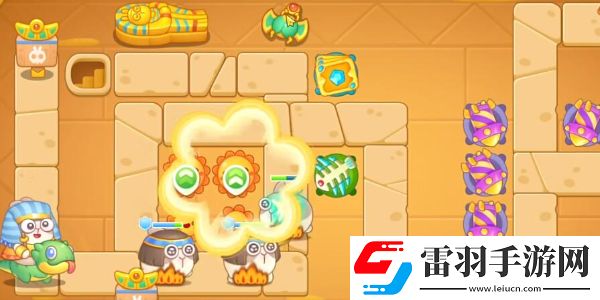 保衛(wèi)蘿卜4法老歸來第50關(guān)攻略