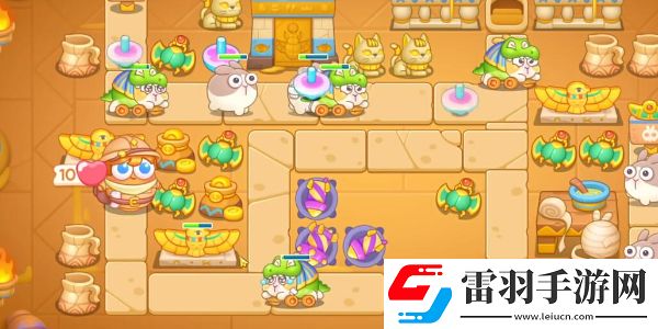 保衛(wèi)蘿卜4法老歸來第58關(guān)攻略