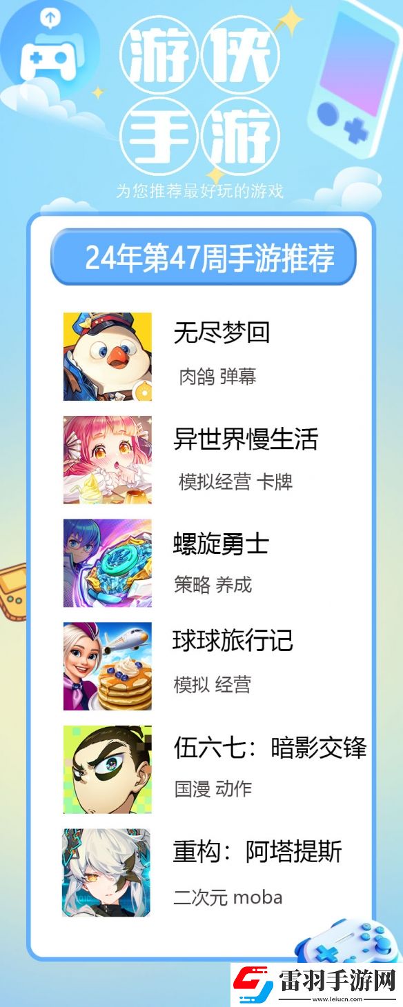 2024年第47周最佳手游無盡夢回