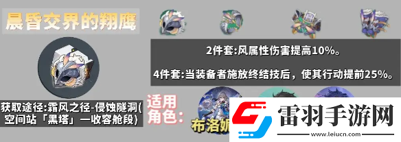 崩壞星穹鐵道角色遺器佩戴方案