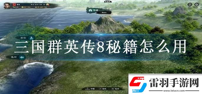 三國群英傳8秘籍怎么用