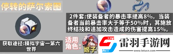 崩壞星穹鐵道角色遺器佩戴方案