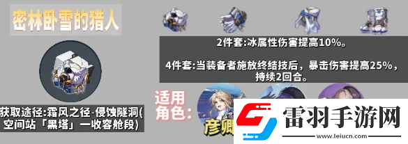 崩壞星穹鐵道角色遺器佩戴方案