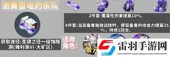 崩壞星穹鐵道角色遺器佩戴方案
