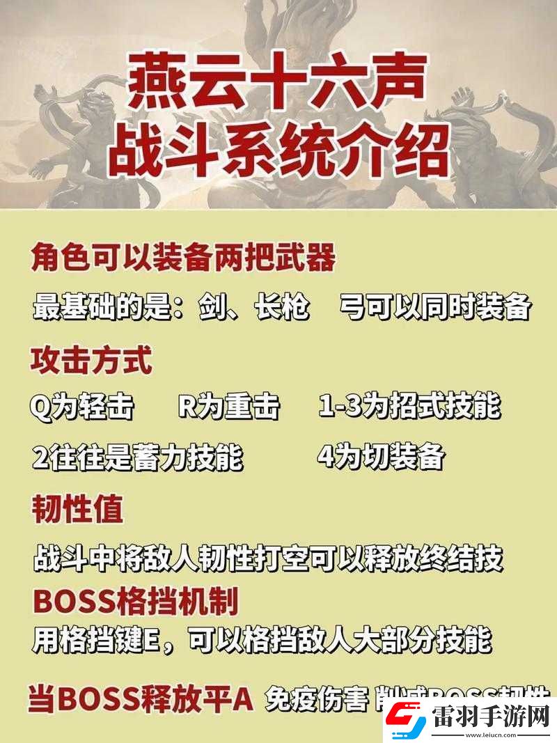 燕云聲新手攻略