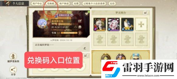 無盡夢回兌換碼怎么用