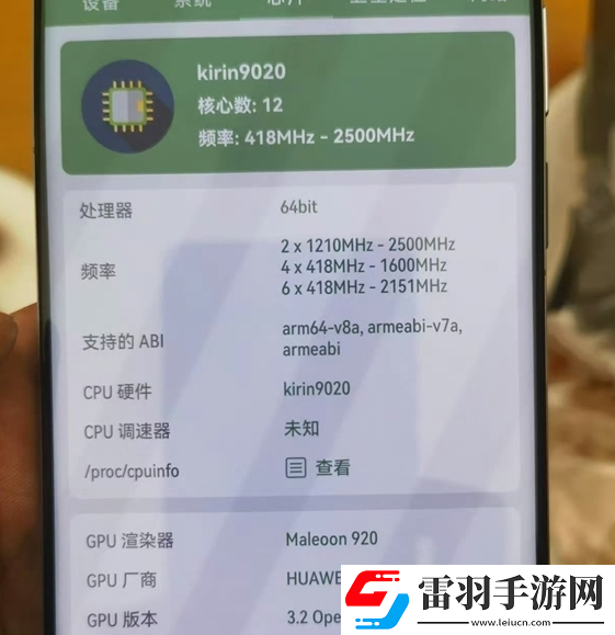 華為麒麟9020