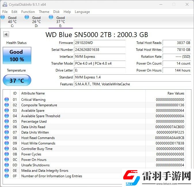 西部數(shù)據(jù)WDBlue?SN5000NVMe固態(tài)硬盤2TB評(píng)測(cè)