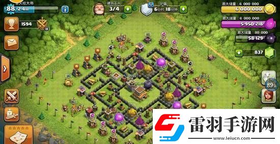 部落沖突8本神陣怎么布局