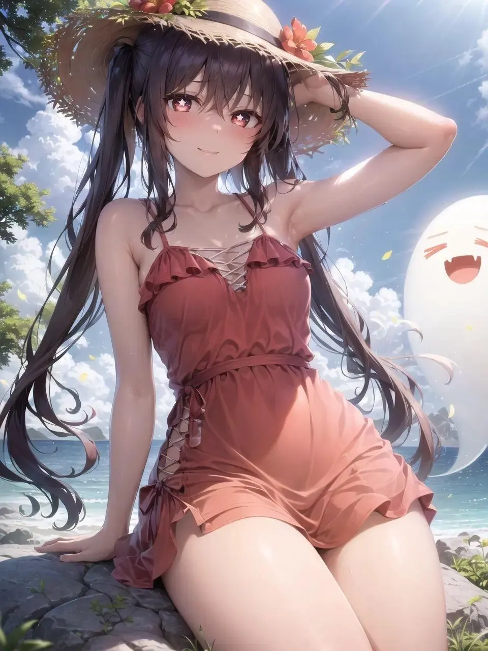 原神胡桃流口水圖片分享胡桃圖片清涼頭像