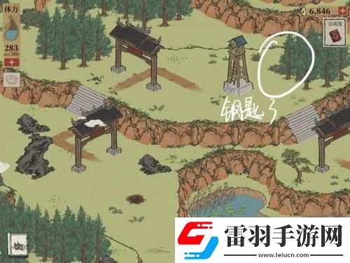 江南百景圖小青蛇紙條位置